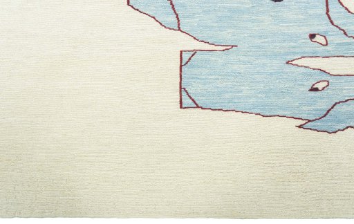 Central medallion detail of New Kilim Dastan rug from Turkey