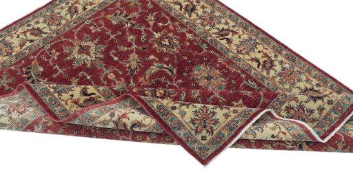 Central medallion detail of New Farahan rug from Pakistan