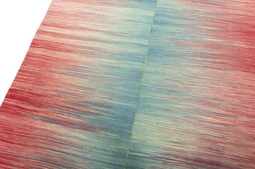 Surface texture of New Kilim Kiasar rug with natural Wool and intricate pattern