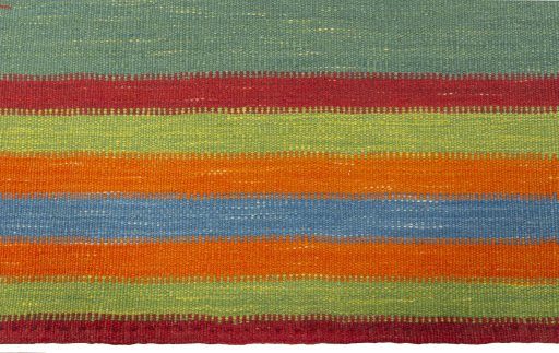 Central medallion detail of New Kilim Sofre rug from Turkey