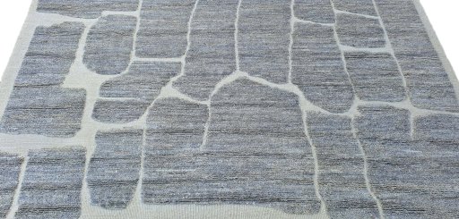 Surface texture of New Morocco rug with natural Wool and intricate pattern