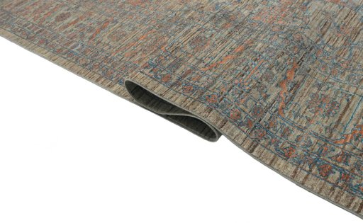 Close-up detail of New Farahan rug from Pakistan showing Wool weave