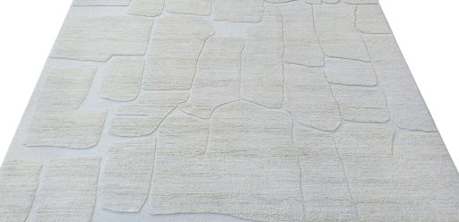 Surface texture of New Morocco rug with natural Wool and intricate pattern