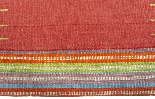 Central medallion detail of New Kilim Sofre rug from Turkey