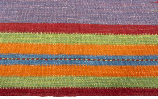 Central medallion detail of New Kilim Sofre rug from Turkey