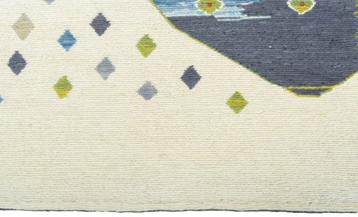 Central medallion detail of New Kilim Dastan rug from Turkey