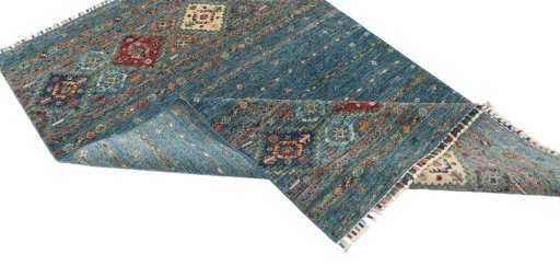 Central medallion detail of New Samarkand rug from Pakistan