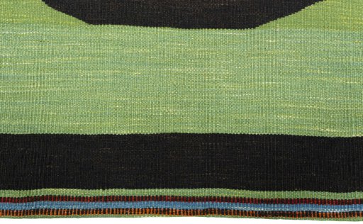 Central medallion detail of New Kilim Sofre rug from Turkey