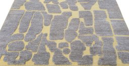 Surface texture of New Morocco rug with natural Wool and intricate pattern