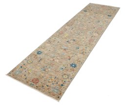 Close-up detail of New Farahan rug from Pakistan showing Wool weave
