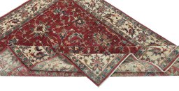 Central medallion detail of New Farahan rug from Pakistan