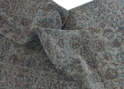 Full view of New Farahan rug from Pakistan, 246 × 171 cm in Brown tones
