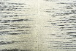 Backside of handmade New Kilim Kiasar rug showing knot structure and weave density