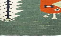 Central medallion detail of New Kilim Dastan rug from Turkey
