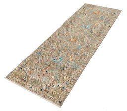 Close-up detail of New Farahan rug from Pakistan showing Wool weave