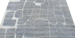 Surface texture of New Morocco rug with natural Wool and intricate pattern