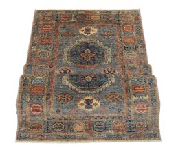 Central medallion detail of New Kazak rug from Pakistan