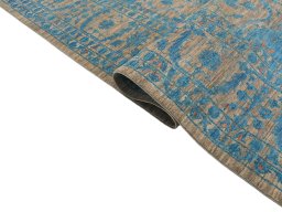 Close-up detail of New Farahan rug from Pakistan showing Wool weave
