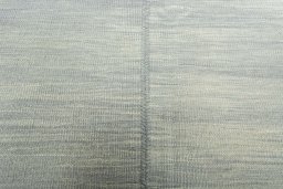 Backside of handmade New Kilim Kiasar rug showing knot structure and weave density