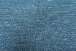 Backside of handmade New Kilim Sofre rug showing knot structure and weave density