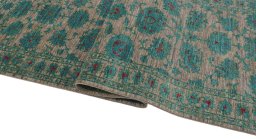 Close-up detail of New Farahan rug from Pakistan showing Wool weave