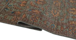 Close-up detail of New Farahan rug from Pakistan showing Wool weave