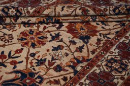 Surface texture of New Ariana rug with natural Wool and intricate pattern