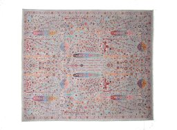 Full view of New Ariana rug from Pakistan, 290 × 248 cm in Beige tones