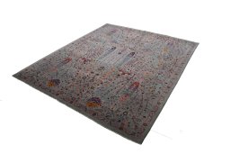 Close-up detail of New Ariana rug from Pakistan showing Wool weave