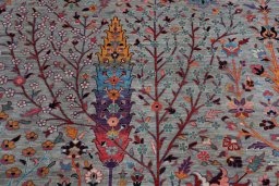 Central medallion detail of New Ariana rug from Pakistan