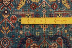 Close-up detail of New Ariana rug from Pakistan showing Wool weave