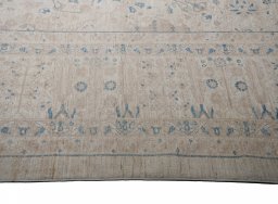 Close-up detail of New Haj-jalili rug from Pakistan showing Wool weave