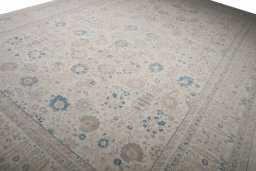 Close-up detail of New Haj-jalili rug from Pakistan showing Wool weave