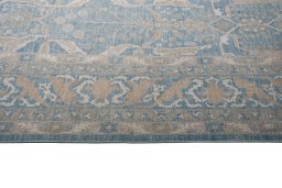 Close-up detail of New Haj-jalili rug from Pakistan showing Wool weave