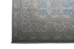 Full view of New Haj-jalili rug from Pakistan, 369 × 273 cm in Blue tones