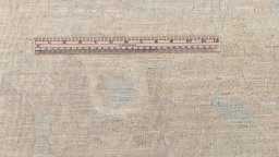 Corner detail of New Haj-jalili rug showing border pattern and Wool pile
