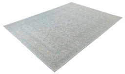 Close-up detail of New Haj-jalili rug from Pakistan showing Wool weave