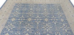 Central medallion detail of New Haj-jalili rug from Pakistan