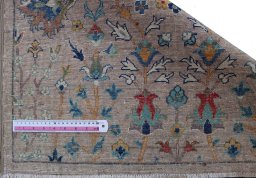 Central medallion detail of New Haj-jalili rug from Pakistan