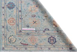 Central medallion detail of New Haj-jalili rug from Pakistan
