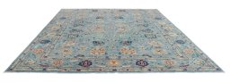 Surface texture of New Haj-jalili rug with natural Wool and intricate pattern