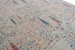 Central medallion detail of New Haj-jalili rug from Pakistan