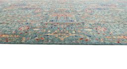 Close-up detail of New Haj-jalili rug from Pakistan showing Wool weave