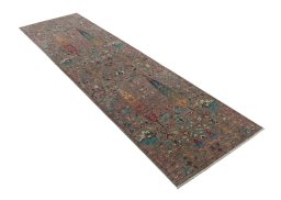 Close-up detail of New Haj-jalili rug from Pakistan showing Wool weave