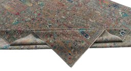Central medallion detail of New Haj-jalili rug from Pakistan