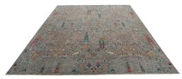 Surface texture of New Haj-jalili rug with natural Wool and intricate pattern