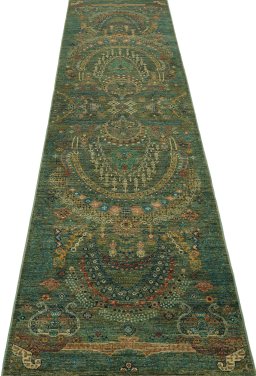 Surface texture of New Haj-jalili rug with natural Wool and intricate pattern