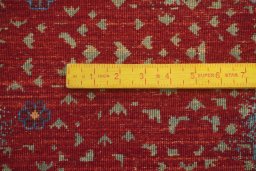 Close-up detail of New Mamluk rug from Pakistan showing Wool weave