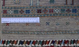 Central medallion detail of New Samarkand rug from Pakistan