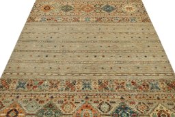 Central medallion detail of New Samarkand rug from Pakistan